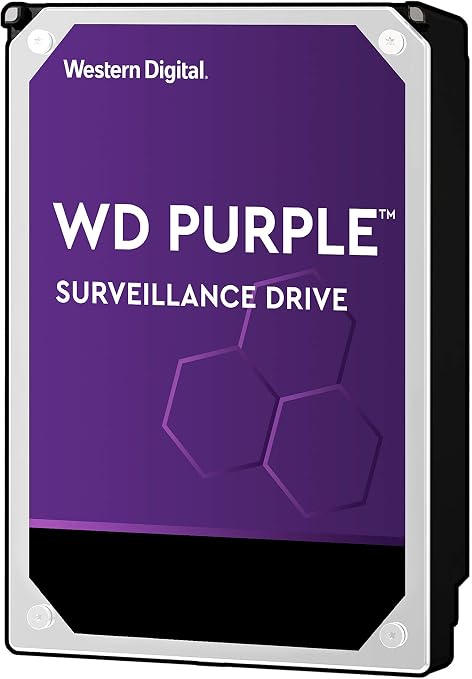 Western Digital 6TB WD Purple Surveillance Internal Hard Drive HDD - SATA 6 Gb/s, 64 MB Cache, 3.5" - WD60PURZ