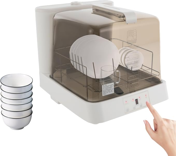 Portable Mini Dishwasher, Countertop Dishwasher, Transparent Design, with 360° Rotating Nozzle and Multiple Cleaning Modes, Automatic Dishwashing, for Apartments, Dormitories, and RVs
