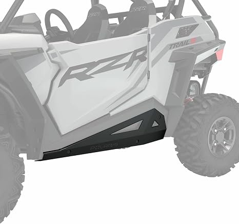 Polaris Low Profile Rock Sliders, 2-Seat, Matte Black, for RZR 2879498-458