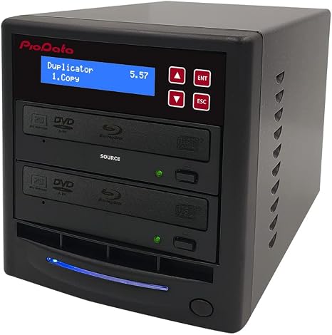 1 to 1 Blu-ray BD M-Disc CD DVD Duplicator Copier Standalone Tower Using Pioneer Blu-ray Drives