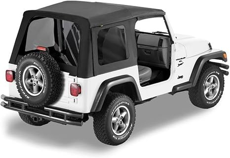 Bestop Replace-A-Top Black Denim 5118015 for Jeep Wrangler TJ 1997-2002