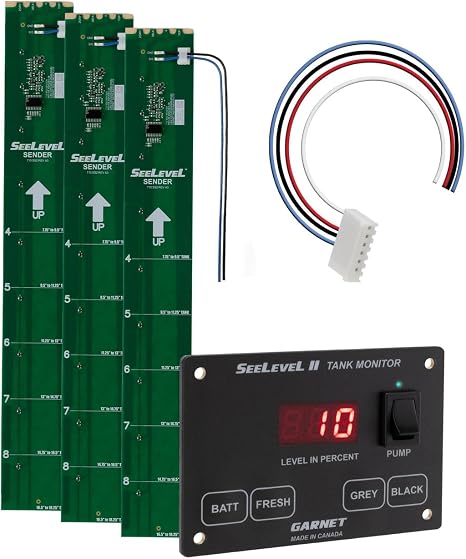 RecPro SeeLevel RV Tank Monitor Kit | 709-2P-KT | 3 Pack (12")