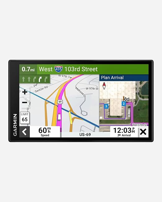 Garmin dezl OTR610, Large, Easy-to-Read 6" GPS Truck Navigator, Custom Truck Routing, High-Resolution Birdseye Satellite Imagery