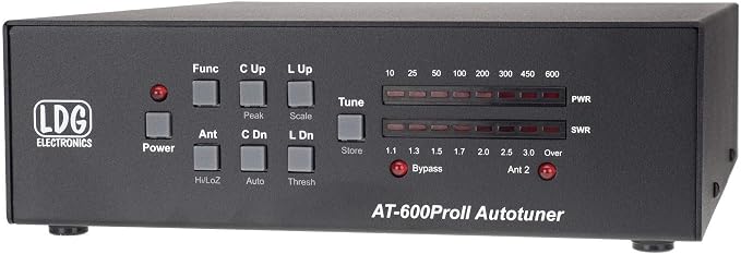 AT-600PROII LDG Electronics Automatic Antenna Tuner 1.8-54 MHz, 600 Watts, 2 Year Warranty