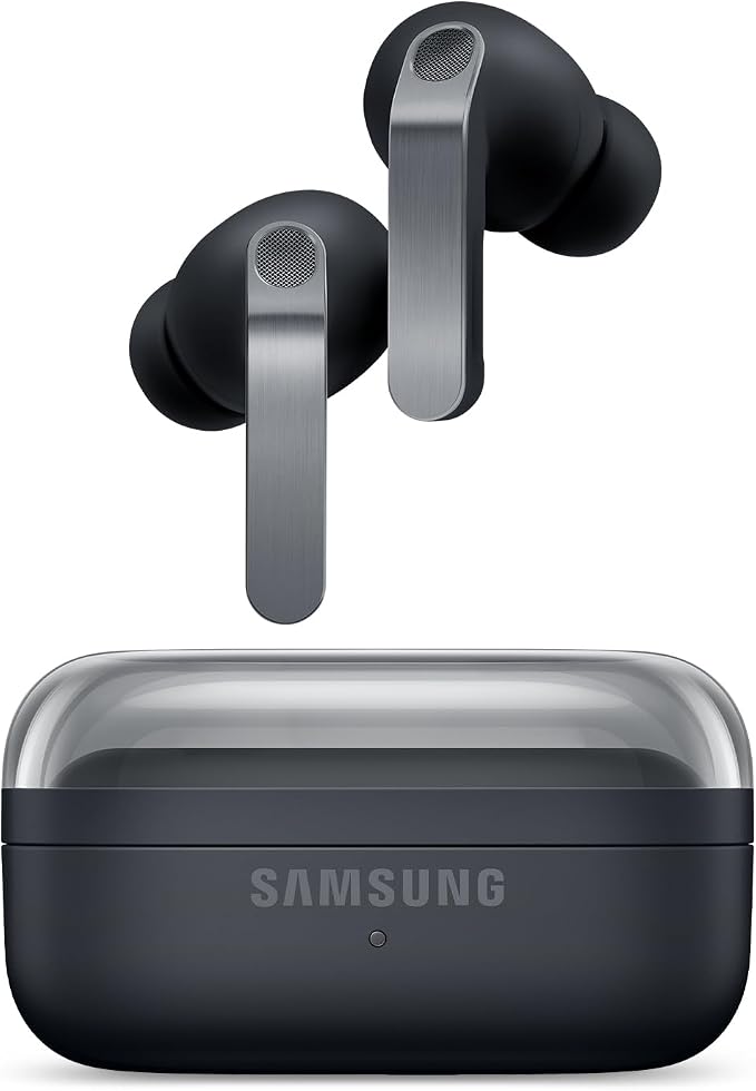 Samsung Galaxy Buds 4 Pro (2026) AI True Wireless Bluetooth Earbuds, Black | Hi-Res Audio, 2-Way Speaker, ANC 2.0, Optimized Comfort, IP57, Live Translation [US Version, 2 Yr Warranty]