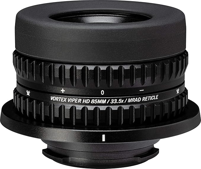 Vortex Viper HD 85mm Spotting Scope Reticle Eyepieces | Fixed 33.5x Magnification, MOA & MRAD Options - Unlimited, Unconditional Warranty
