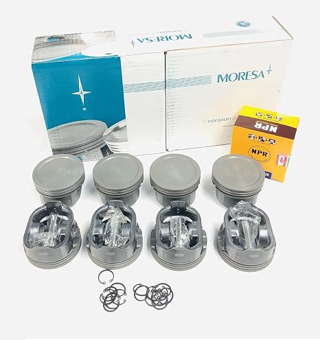 Hypereutectic Dish Pistons & Moly Rings compatible with 2004-2007 GM 5.3L LM7 L59 LM4 Engines. Click size needed before adding to Cart!! (Std Bore 3.780" diameter)