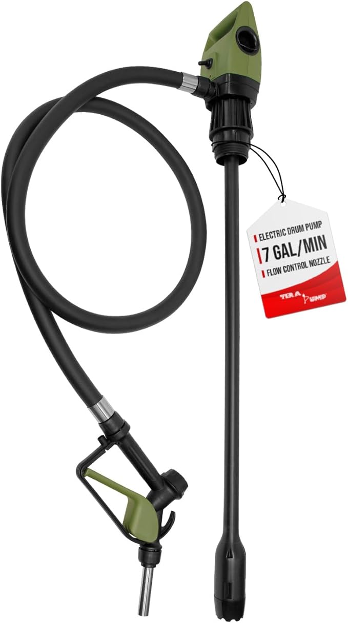 TERA PUMP 55 Gallon Electric Drum Barrel Pump