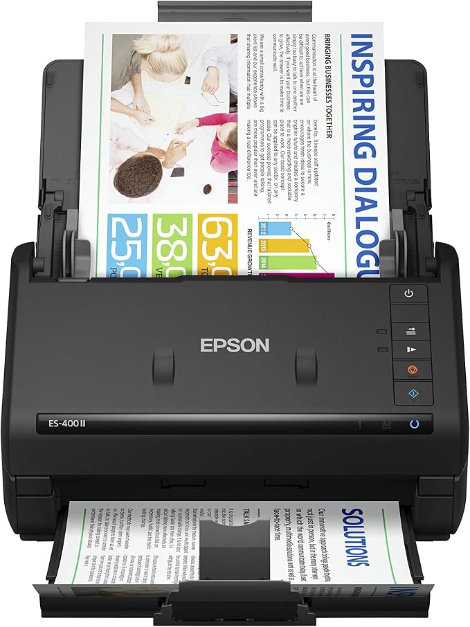 Epson Workforce ES-400 II High-Speed Color Duplex Desktop Document Scanner