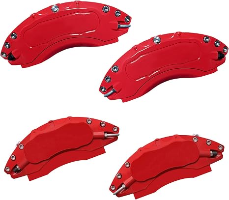 AOOA Aluminum Caliper Covers Fits 2021-2025 10th/11th Gen Accord Gas (set of 4) (Red blank)