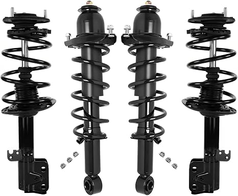 Detroit Axle - 1.8L 4pc Front & Rear Struts for 2014-2019 Toyota Corolla