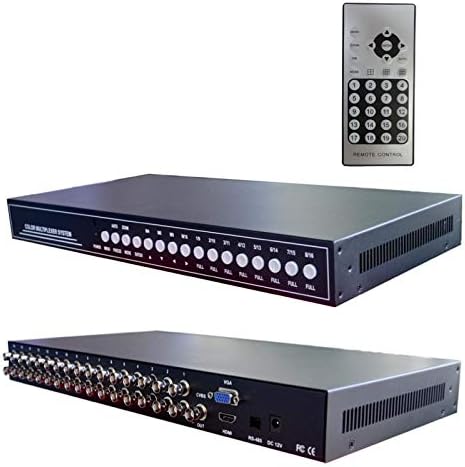 CCTV Camera Pros VM-HD16 16ch HD CCTV Multiplexer | Analog AHD HDCVI HD-TVI Video Processor | BNC VGA HDMI Output