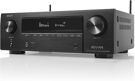 Denon AVR-X1700H 7.2 Channel AV Receiver - 80W/Channel, Built-in HEOS