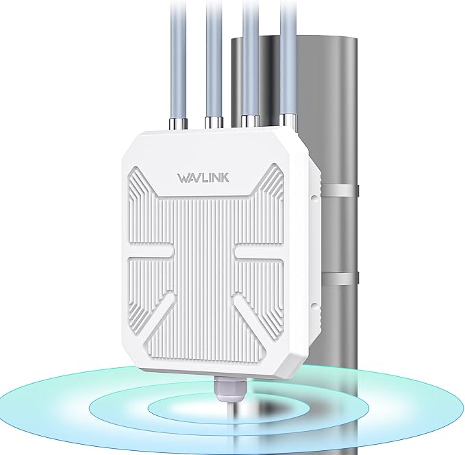 WAVLINK AX1800 Outdoor WiFi 6 Extender, Long-Range, IP67 Weatherproof