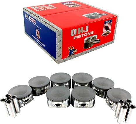 DNJ P1163 Piston Set Standard for 2009-2022 Chrysler, Dodge, Jeep, Ram 1500, 1500 Classic, 2500 5.7L V8 16V OHV 345cid