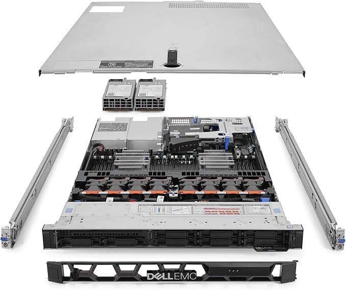 Dell PowerEdge R640 8-Bay SFF Server 2.10Ghz 16-Core 64GB RAM Rails Caddies (Renewed)