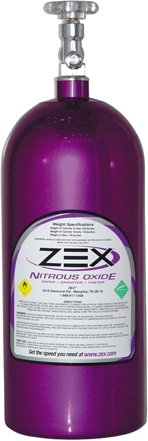 82000 Purple 10 lb Nitrous Oxide Bottle