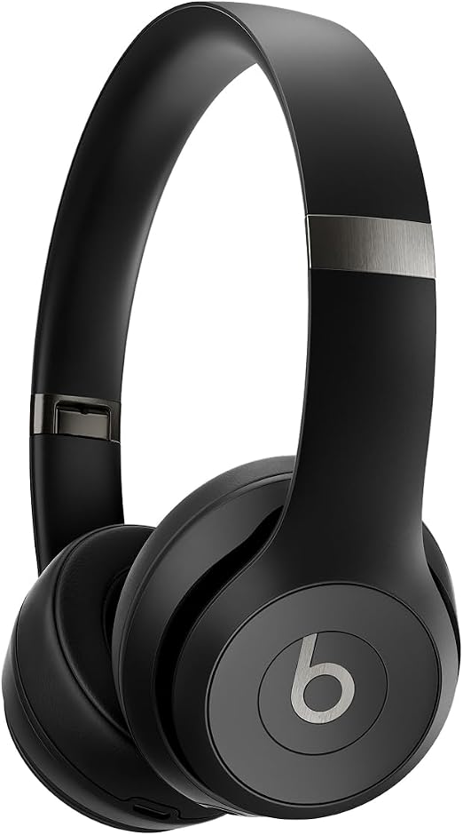Beats Solo 4 - Wireless On-Ear Bluetooth Headphones, Up to 50-Hour Battery Life, Ultra-Lightweight Comfort, Powerful and Balanced Sound, Apple & Android Compatible - Matte Black