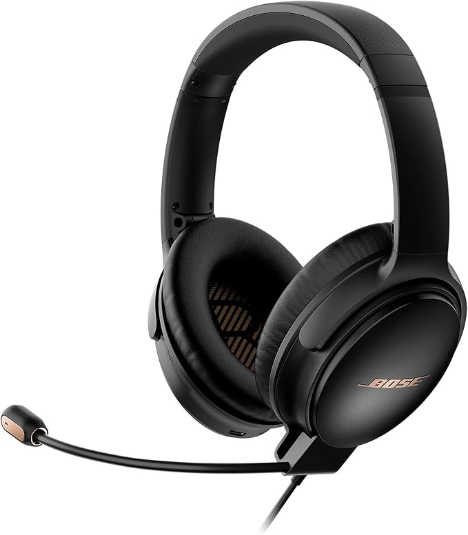 Bose QuietComfort 35 Series 2 Gaming Headset — Comfortable Noise Cancelling Headphones Black (Renewed)