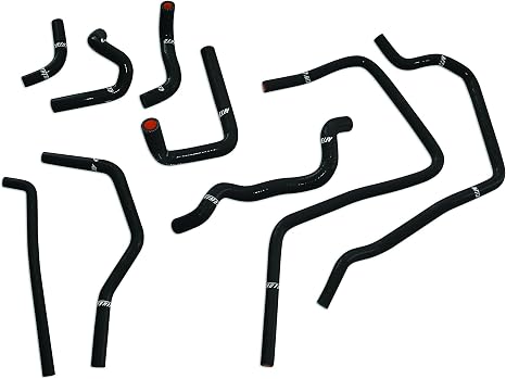 Mishimoto MMHOSE-SUB-ANCBK Ancillary Hose Kit Compatible with Subaru Impreza WRX/STI 2001-2005 Black