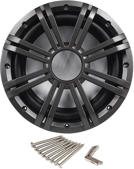 KICKER 10 Inch KM-Seires Marine 2 Ohm Subwoofer 41KMW102LC