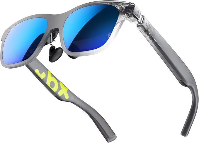 XREAL xbx a01+ AR Glasses, 147'' Big-Screen Display for Movies & Gaming | 62g Ultralight, Bright 1600-nit HDR10, USB-C DP for iPhone, iPad, Android, Steam Deck, ROG & PC