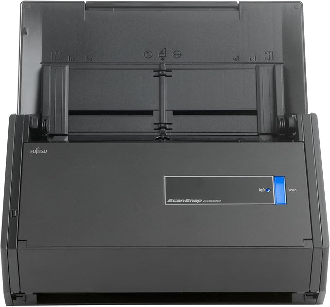 FUJITSU IX500 Scansnap Document Scanner (PA03656-B305-R) - (Renewed),Black