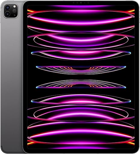 Apple 2022 iPad Pro (12.9-inch, Wi-Fi, 256GB) - Space Gray (Renewed)