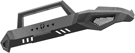 Tyger Auto TG-BP6D80368 Tyger FURY Front Bumper Kit Compatible with 2013-2018 Dodge Ram 1500; 2019-2024 1500 Classic (Excl Rebel & Warlock Trims) Textured Black Rock Crawler