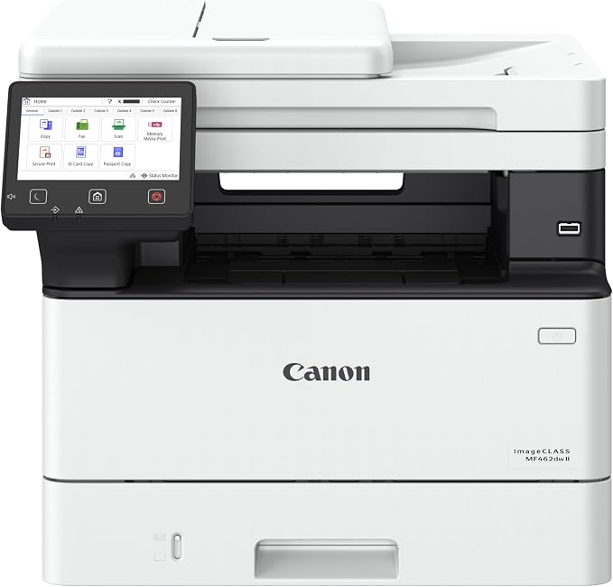 Canon imageCLASS MF462dw II - Wireless, Monochrome Duplex Laser Printer | All-in-One with Scanner, Copier, Fax, 3 Year Limited Warranty, Mobile Ready, 37 PPM For Home and Office