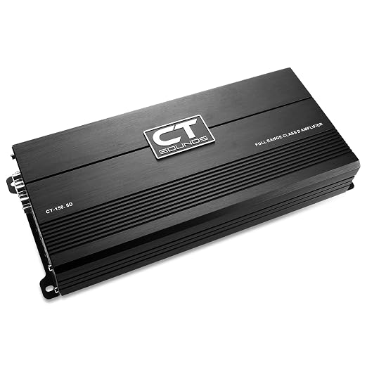 CT Sounds CT-150.6D 1500W RMS Full-Range Class D 6-Channel Car Amplifier