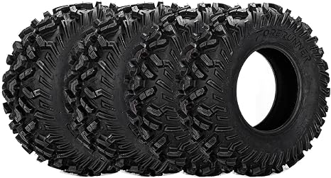 FORERUNNER 26x9-12 & 26x11-12 ATV Tires, All Terrain (Pack of 4, Tubeless)