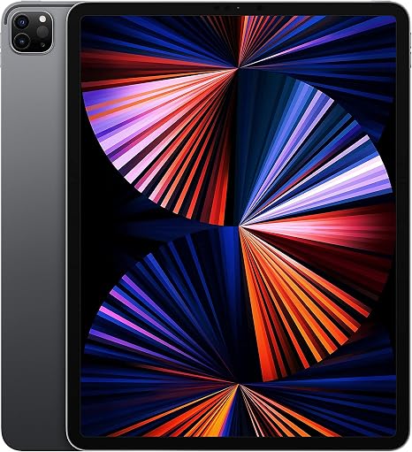 Apple 2021 12.9-inch iPad Pro (Wi‐Fi, 256GB) - Space Gray (Renewed)