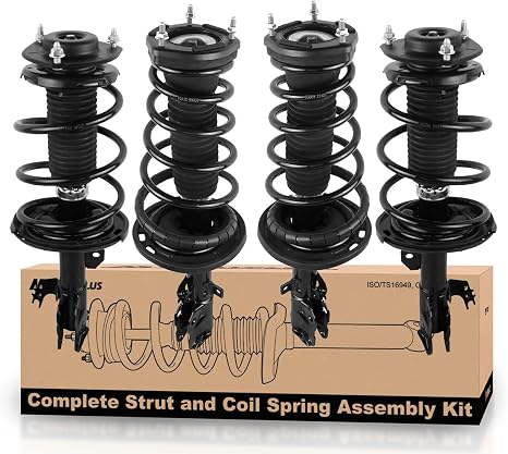 MOSTPLUS Complete Strut Assembly & Shock Absorber Compatible for 2012-2017 Toyota Camry, Front and Rear, Coil Spring 4PCS