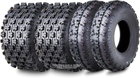Set 4 WANDA Sport ATV Tires 23x7-10 & 22x11-10 GNCC Race Tires 10063/10268