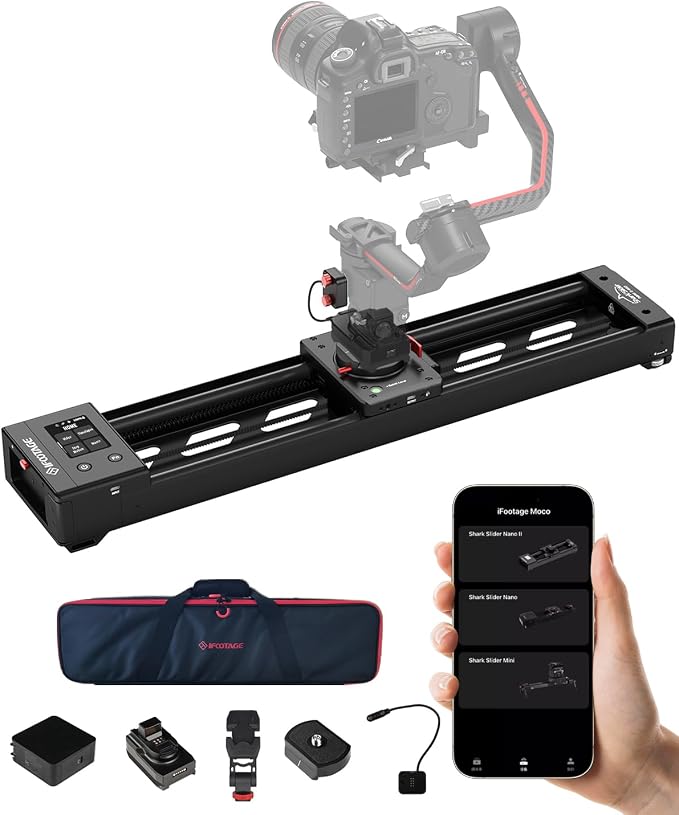 IFOOTAGE Shark Slider Nano II 660,Professional Motorized Camera Slider