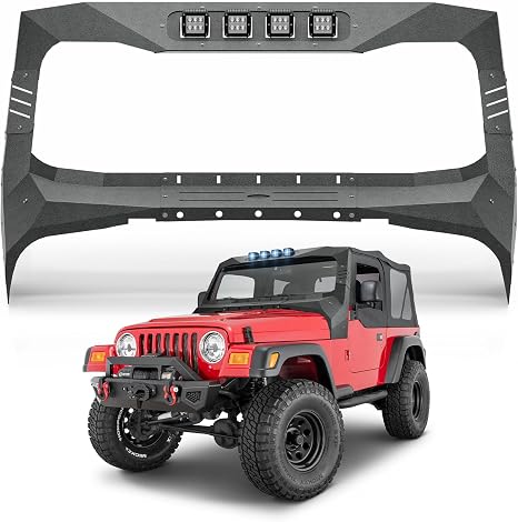 Windshield Frame Compatible with 1997-2006 Jeep Wrangler TJ