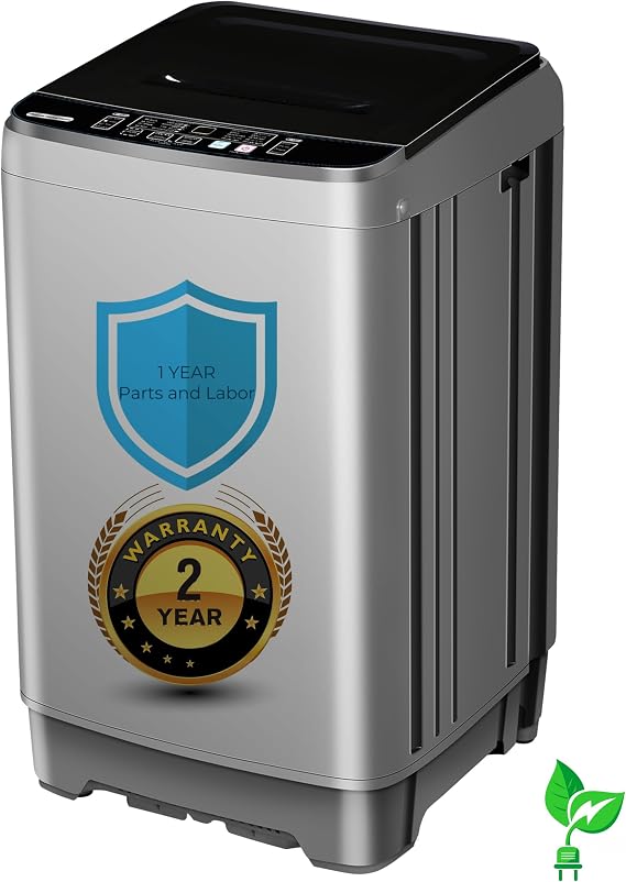 Portable Washing Machine - Full-Automatic 2.0 Cu.ft Washer - Grey
