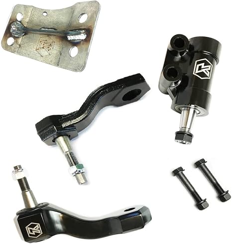 Kryptonite Death Grip Pitman and Death Grip Idler Side Package Compatible with 2011-2024 Chevy/GMC 2500HD 3500HD KRISP11/KR419A
