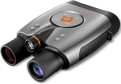 True 4K Full-Color Night Vision Binoculars - Night Thunder X1 | 3940 ft Night Vision Range | AI Color+ | IP67 | App Control | 18-Hour Runtime | 52MP Photos | 64GB Card
