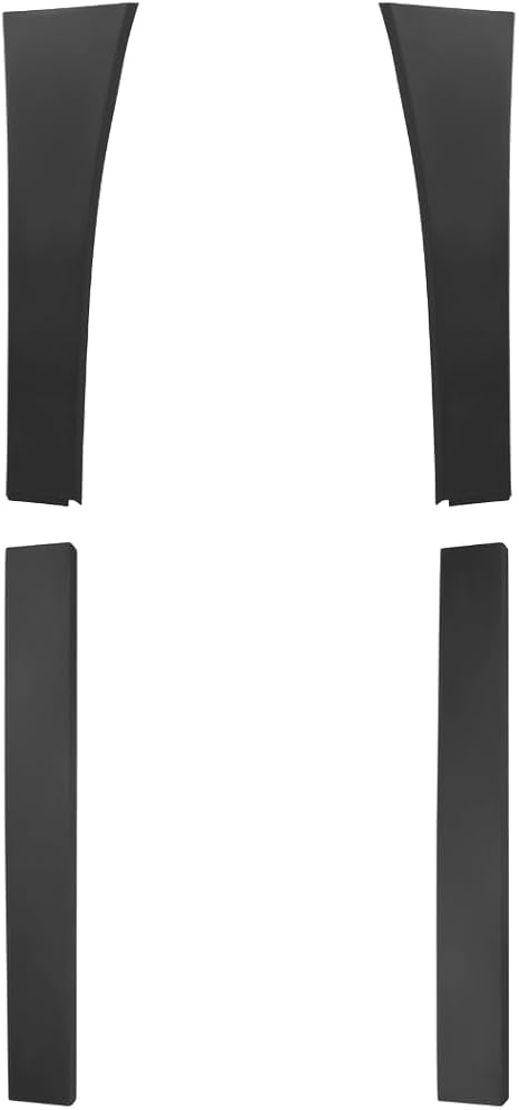 Cabin Cab Fairing Extension Complete Set 4 Pieces Compatible with Volvo VNL Trucks 2004-2016