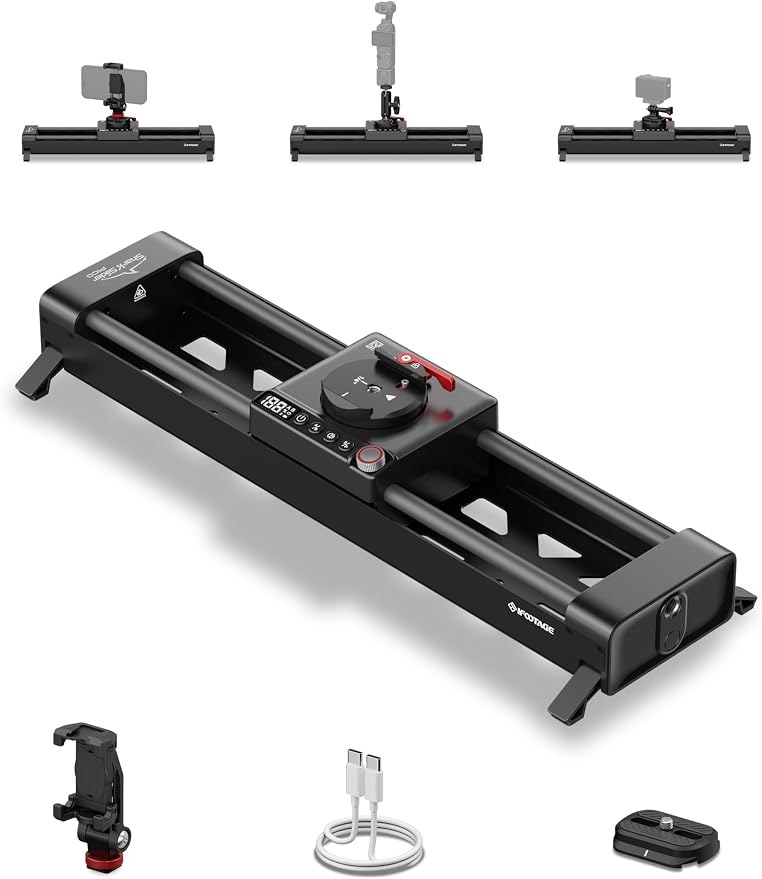IFOOTAGE Shark Slider Pico Motorized Mini Slider 15.7" 2-Axis