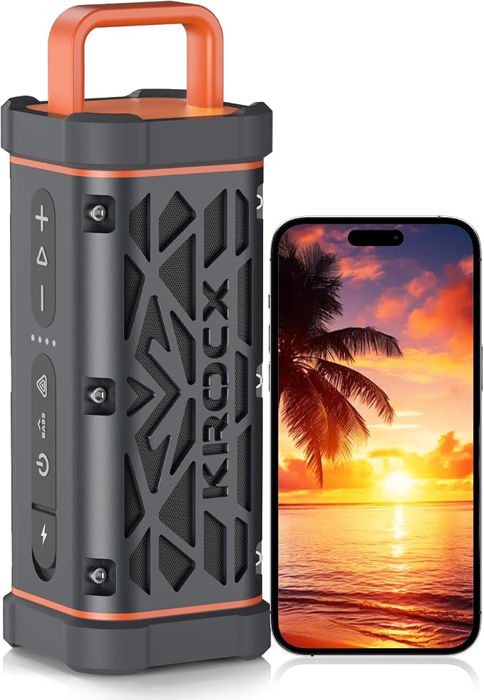 TRAVOR Rugged Magnetic Bluetooth Speaker for Golf Cart & Outdoor
