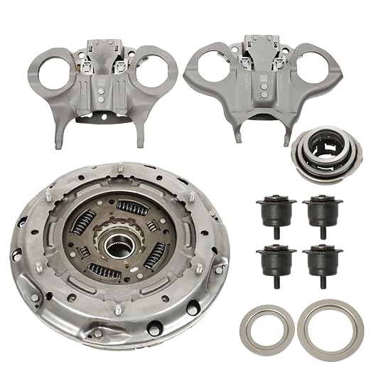 WFLNHB Transmission Dual Clutch Fork Kit 6DCT250 Replacement for Focus Fiesta 2012-2019