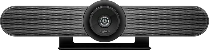 Logitech MeetUp Video Conferencing System 4K 3 Microphones - Black | 1080p/720p, 3 microphones, adjustable speakers, wide field of view 120°, PC/Mac/laptop/MacBook/tablet compatible