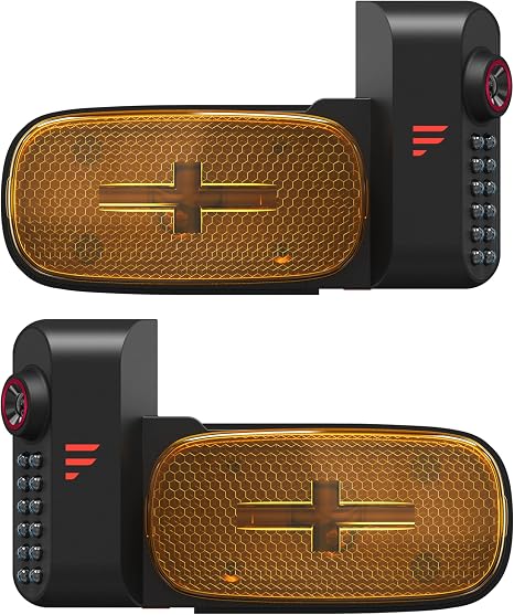 Furrion Vision S+ RV Observation System with Left/Right Side Cameras, Infrared Night Vision, 65-Degree Wide Viewing Angle - FCEFDTASH