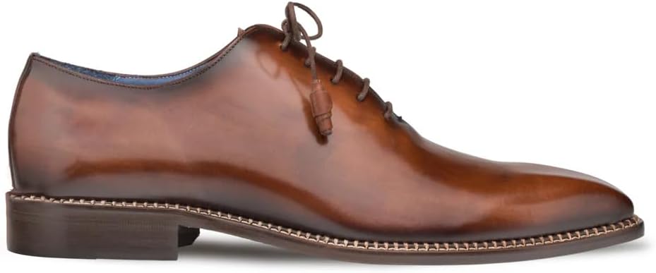 Mezlan Balmoral – Handmade Men’s Calfskin Dress Shoes with Extended Welt, Comfort Insole and Hand-Stained Leather Sole – Made in Spain