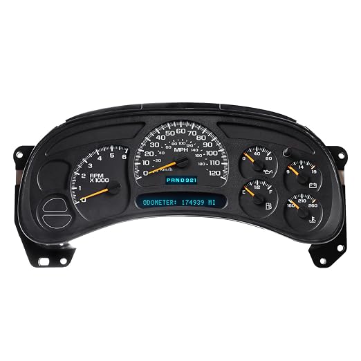 Generic Programmed Instrument Cluster for 2003-2006 Chevy Silverado Tahoe Avalanche Suburban & GMC Yukon Sierra Yukon XL, Compatible with 2003-2006 GM Vehicles