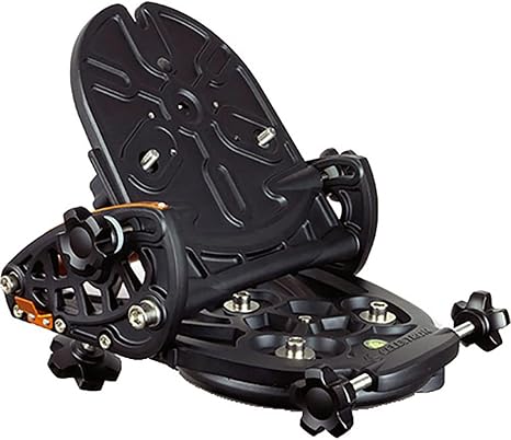 Celestron Equatorial Wedge for NexStar Evolution, SE & Origin Telescopes | Precision Polar Alignment, Long-Exposure Astrophotography, Tool-Free Latitude Adjustment, EQ Tracking for Alt-Azimuth Mount