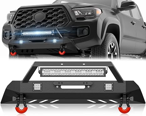 Stubby Front Bumper Compatible with Toyota Tacoma 3rd Gen 2016-2023